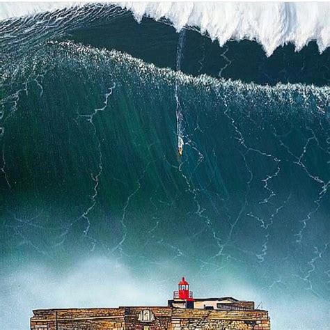 A Perfect Storm Hits Nazaré Portugal Not Only That But The Surfing