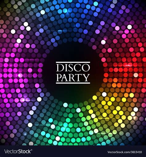 Colorful Disco Lights Royalty Free Vector Image