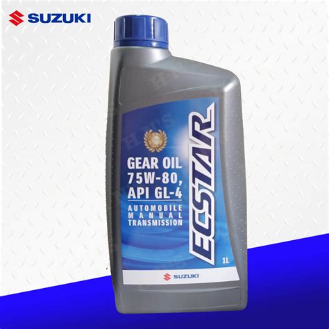 Suzuki Genuine Ecstar Manual Transmission Gear Oil 75w 80 Gl4 1l 1