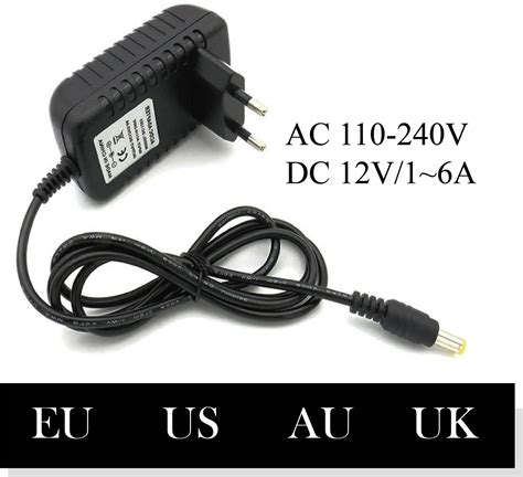 110 240v 12v 1a 2a 3a 4a 5a 6a Ac To Dc Adapter Universal Power Adapter