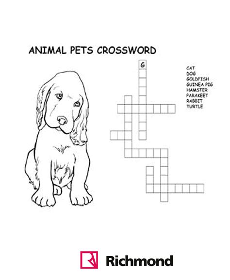 Crucigramas De Animales Para Imprimir Paso 2 Crosswor