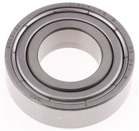 6003 2z Skf Skf Deep Groove Ball Bearing Shielded End Type 17mm I