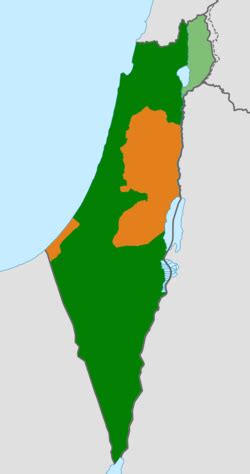 Perhaps you have seen this map before. Israel-Palestine relations - Wikipedia