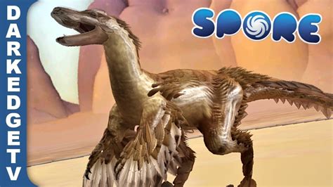 Feathered Velociraptor Made In Spore Youtube