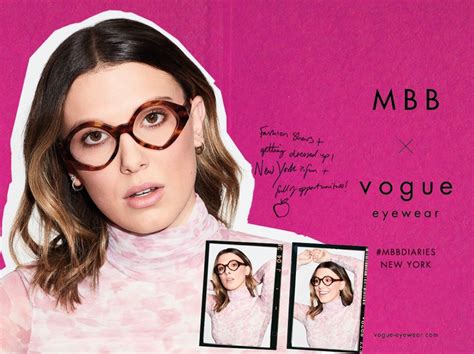 Millie Bobby Brown For Mbb X Vogue Eyewear 2021 Campaign