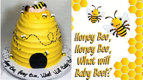 Bee Hive Cake Gender Reveal Cake Bees Cake Youtube