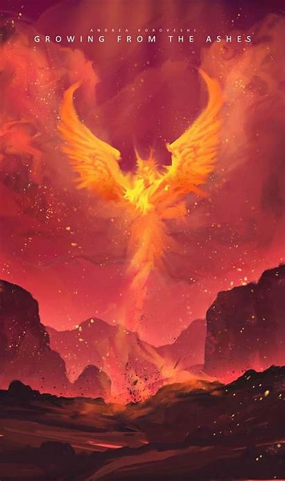 Fantasy Artwork Ashes Concept Cloun Andi Phoenix