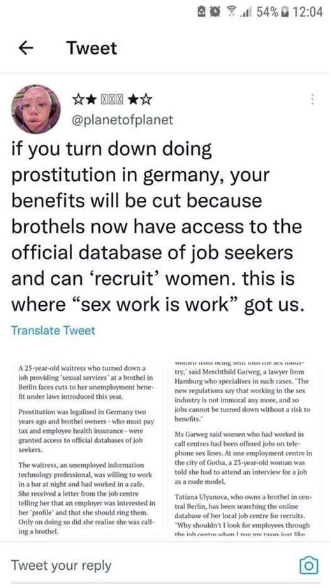 Sandman Mgtow On Twitter Best News I Heard All Week Sex Work Is Work
