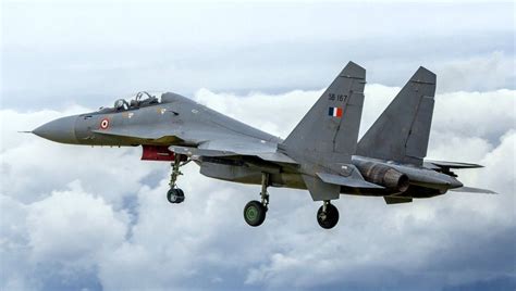 Indian Air Force Sukhoi Su 30mki Indian Air Force Fighter Aircraft