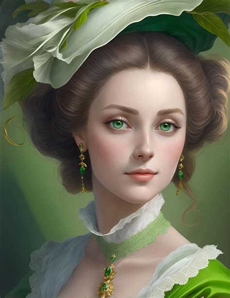 Lady In Green By Arnograbner1955 On Deviantart