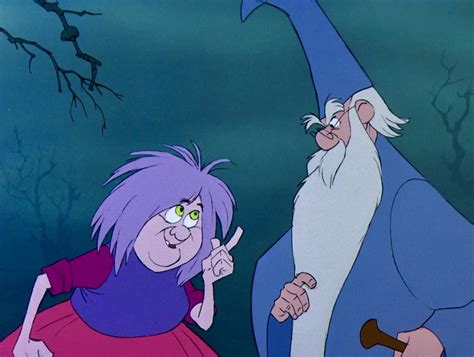 The Mad Madam Mim And Merlin About To Start Their Wizards Duel ”the