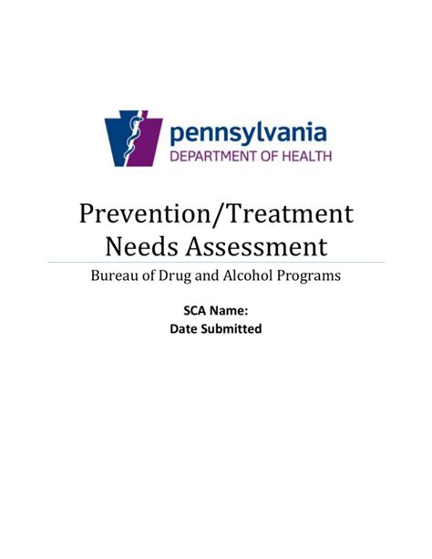 Preventiontreatment Needs Assessment