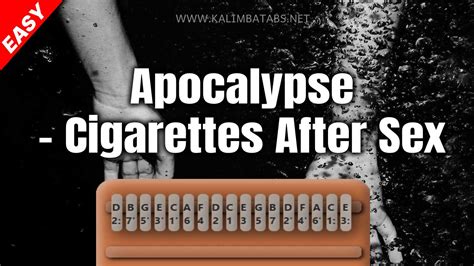 Cigarettes After Sex Apocalypse Kalimba Tabs Letter And Number Notes