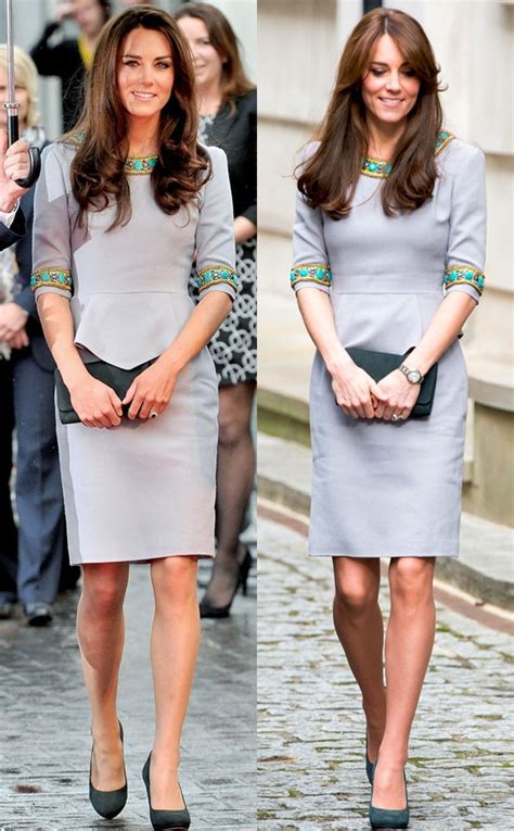 Gray Day From Kate Middletons Recycled Looks E News