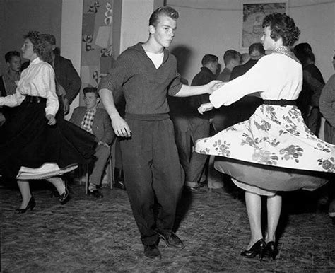 Couples Dancing At A 1950s House Party Dance Camp Ballroom Dancing
