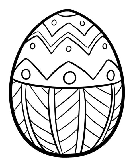 Easter Egg Color Printables
