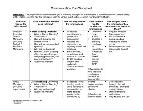 Printable Communication Skills Worksheets