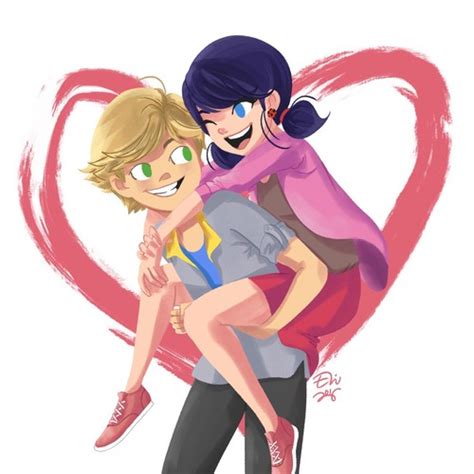 Miraculous Ladybug Images Adrien And Marinette Hd Wallpaper And