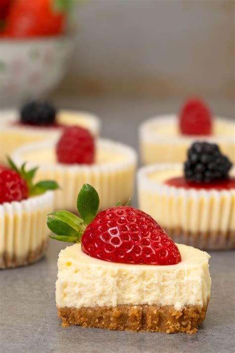 Indulge In Delightful Mini Cheesecakes