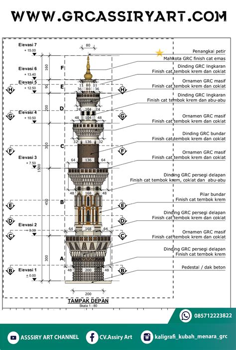 Detail Desain Menara Masjid Koleksi Nomer 36