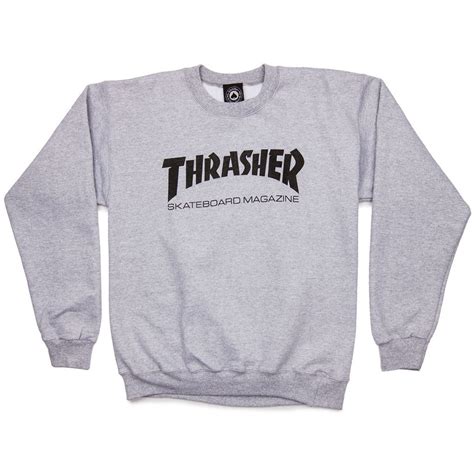 Thrasher Skate Mag Crewneck Grey Boarders
