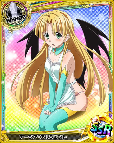 Asia Argento High School Dxd Official Art 10s 1girl Apron Bishop Chess Blonde Hair