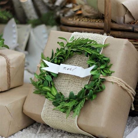 Running out of wrapping paper this year? DIY Christmas gift wrapping ideas with natural materials