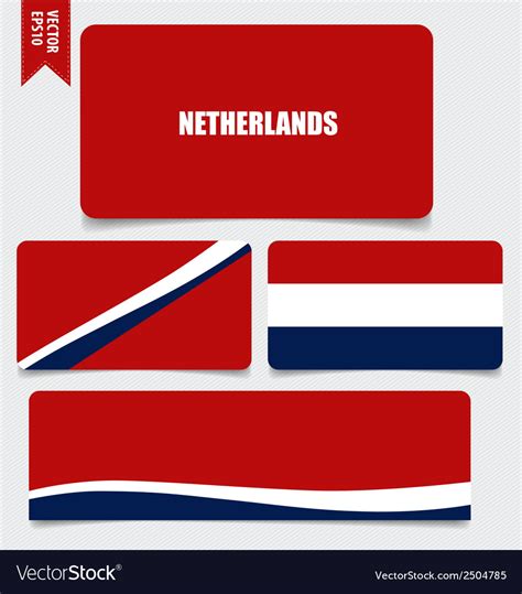 netherlands flags concept design royalty free vector image