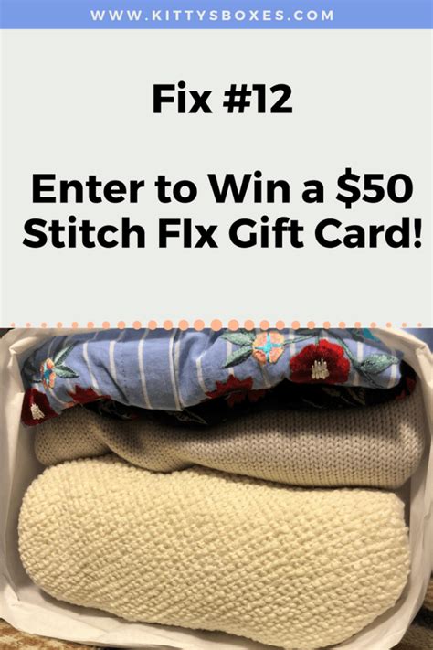 Stitch fix is personal styling for men & women that sends clothing to your use requires acceptance of our terms, privacy policy, and full gift card terms at stitchfix.com/giftcardterms. Fix #12 - Enter to Win a $50 Stitch Fix Gift Card! | Stitch fix, Buy all the things, Stitch