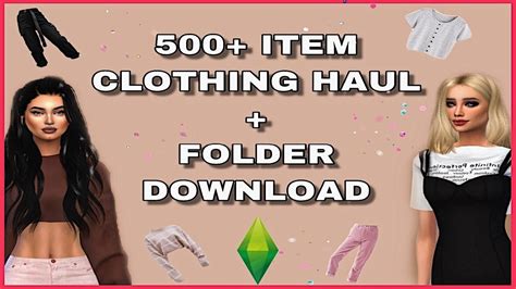 Sims 4 Cc Clothes Folder