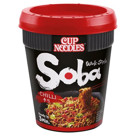 Nissin Cup Noodles Soba Wok Style Chilli 92g Noodles Iceland Foods