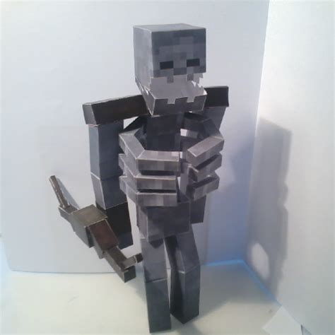 Papercraft Mutant Skeleton Mutant Creatures Mod Minecraft Skeleton