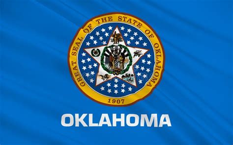 Flag Of Oklahoma Usa Stock Image Image Of Crest Banner 123404027