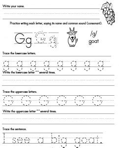 handwriting worksheets proper letter formation