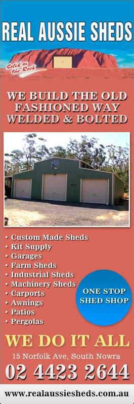 Real Aussie Sheds Garage Builders And Prefabricators South Nowra