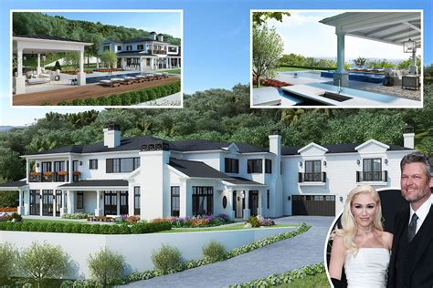 Gwen Stefani And Blake Shelton Buy Huge 13000 Square Foot Luxury Mansion In Encino For 132