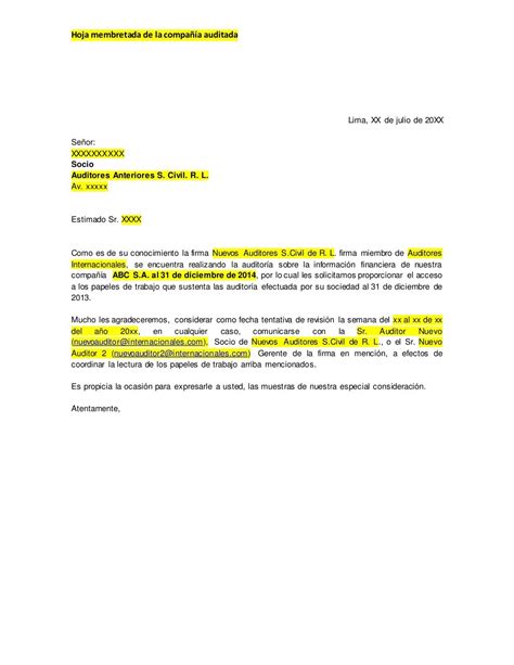 Carta Solicitud De Practica De Auditoria Auditoria Guatemala Images