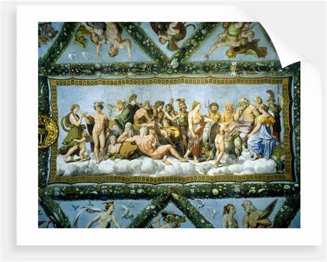 Council Of The Gods 1517 18 Posters And Prints By Raphael