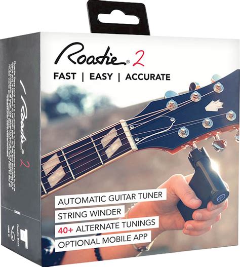 Customer Reviews Roadie 2 Automatic Guitar Tuner Black Roadie2gtr