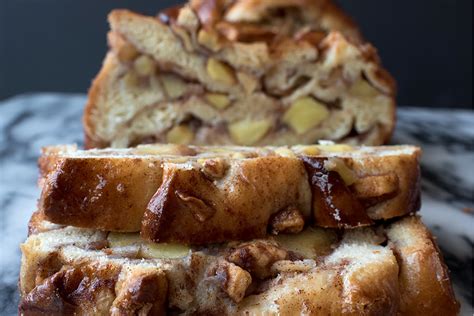 Apple Pie Bread Recipe With Honey Caramel Sauce Lets
