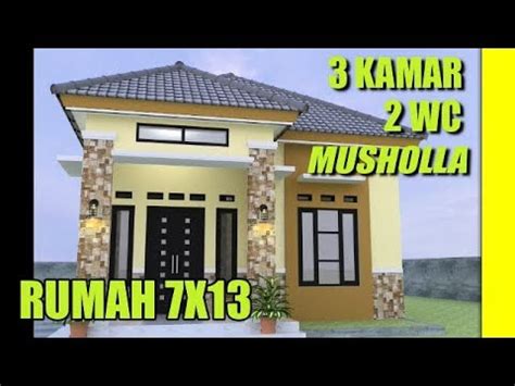 Sebagai ruang eksklusif maka tempat beribadah seperti mushola perlu di tata dan di desain secara seksama agar fungsinya menjadi lebih. Desain rumah minimalis 7x13 dengan 3 kamar tidur 2 kamar ...