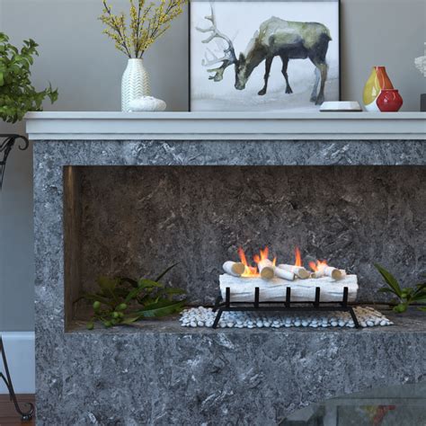 Our replacement gas logs selection includes a variety of gas log sets without the burner or accessories. 24 inch Convert to Ethanol Fireplace Log Set with Burner ...