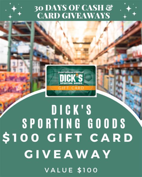 DAY Dicks Sporting Goods Gift Card Giveaway Steamy Kitchen Recipes Giveaways