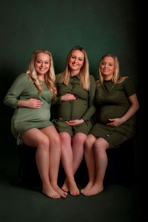 the beautiful pictures of three pregnant sisters that tell a magical story for troubled times