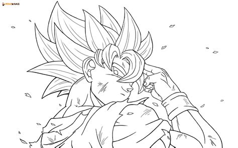 Dibujos De Goku Para Colorear Aniyuki