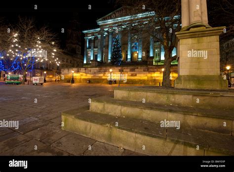 Prestons Christmas Lights In The City Centre Stock Photo Alamy