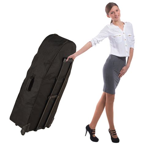 New Portable Folding Massage Chair Universal Carrying Case Wwheels