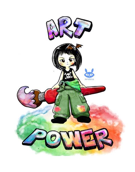 Art Power By Jendaliailust On Deviantart