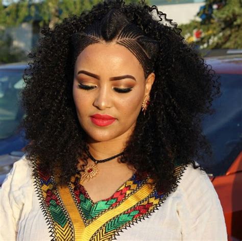 Clipkulture Beautiful Habesha Bridal Hairstyle With Ethiopian Hair Jewelry Vlrengbr