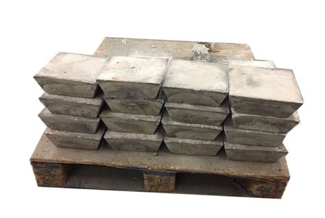 Pallet Antimony Ingots 9965 Sb 1000 Pounds Rotometals